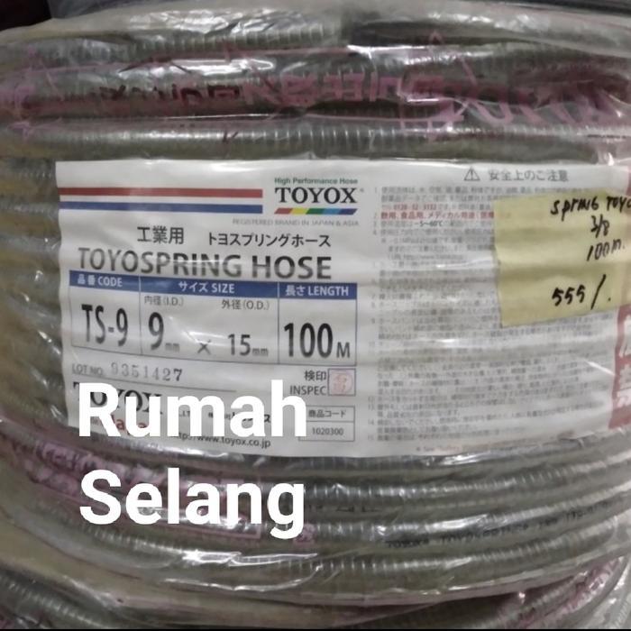 SELANG TOYOX SPRING 3/8 INCH / TOYOX KAWAT 9 X 15 / TOYOX SPRING TS-9 HEMAT