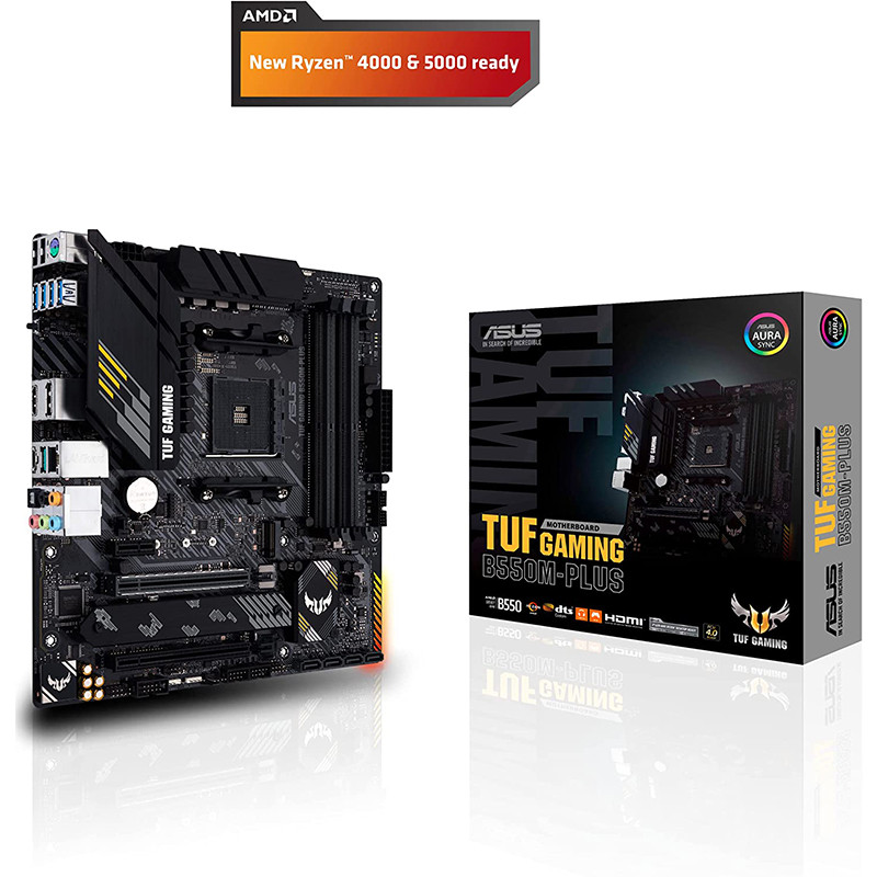 . Asus Tuf Gaming B550M Plus Micro-Atx B550M Motherboard Set Kit -