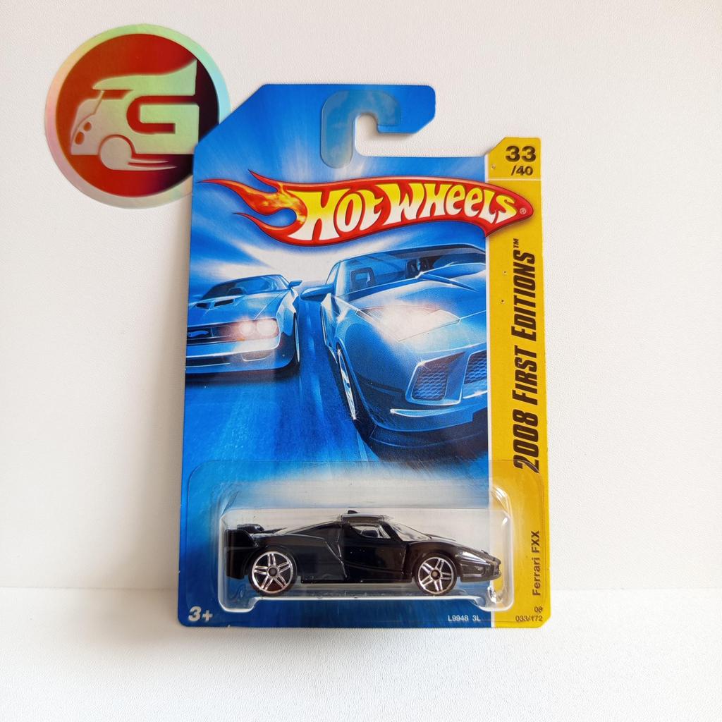 Hot Wheels Ferrari FXX Black Mainline 2008 First Editions - Hotwheels