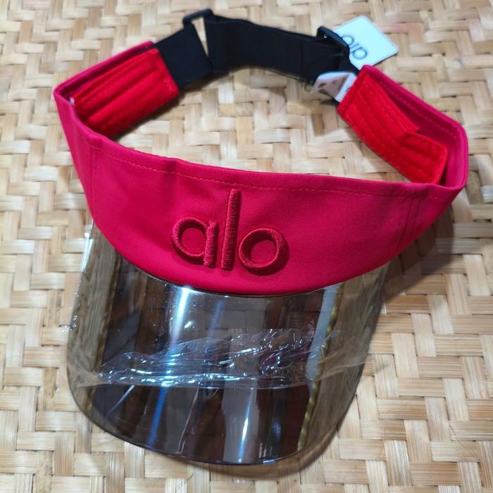 Premium Alo Topi Yoga Tenis Gowes Modis Trendy Stylis Nyaman Anti Uv Pf50+ Bahan Pvc & Katun Unisex