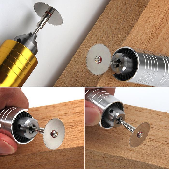 6PCS MATA BOR GERGAJI MINI 16 18 22 25 32 MM DRILL BIT SAW BLADE POTONG KAYU PLASTIK ALUMINIUM