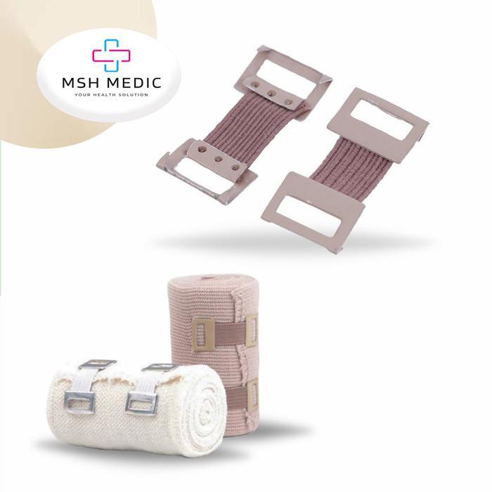 KLIP PENJEPIT PERBAN ELASTIS BAHAN METAL