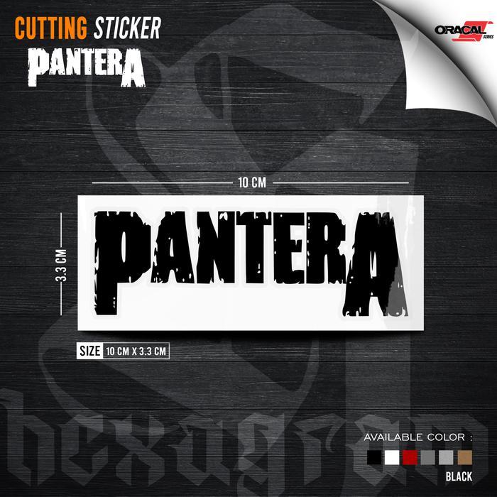 Cutting Sticker Pantera Stiker Cutting Band Pantera Pantera