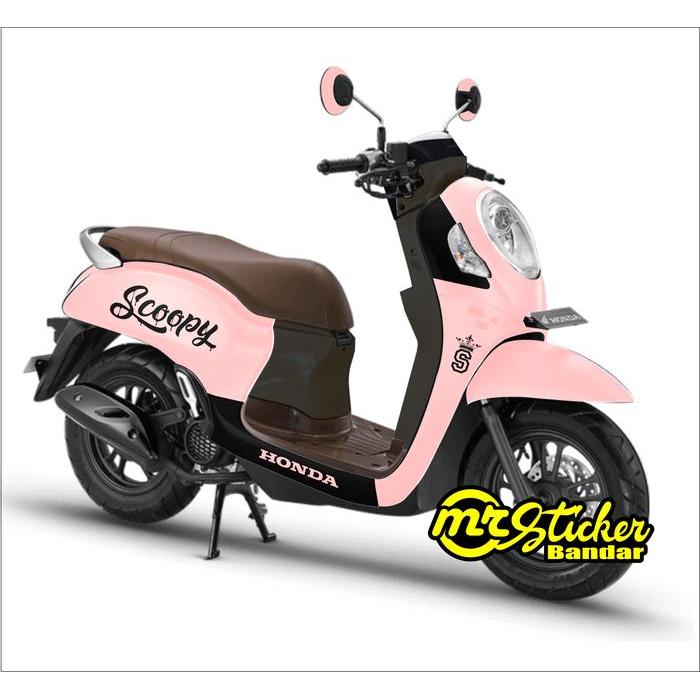 Decal Scoopy Sticker Full Body Scoopy 2021 Scoopy 2022 Simpel