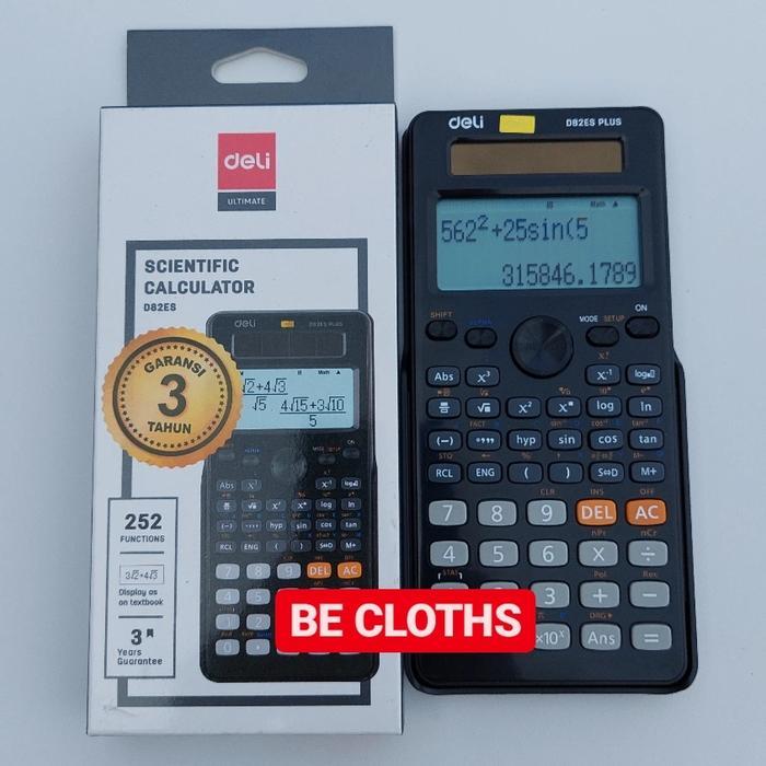 Deli FX-82ES PLUS Calculator Scientific Kakulator D82ES PLUS / D 82 ES Promo Premium