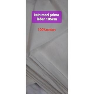 Kain Mori Prima Putih Untuk Membatik Tie Dye Shibori Jumputan Panjang 50cm Lebar 105cm Katun