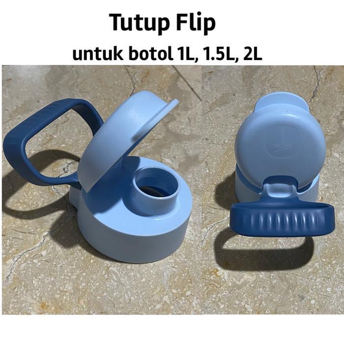 ID TUTUP BOTOL MINUM 1.5 LITER / 2 LITER ANTI TUMPAH / BOCOR TUPPERWARE