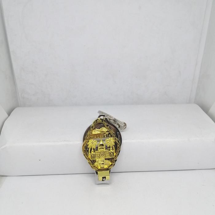 Gold Plated Souvenir of Malaysia Key Chain (Ver. B)