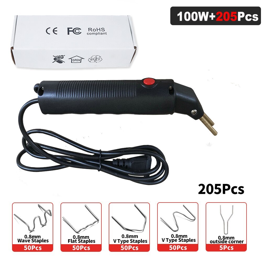 IMPORT 100W Car Bumper Repair Plastic Welding Machine Kit Plastic Welding Gun Hot Air Gun Plastic