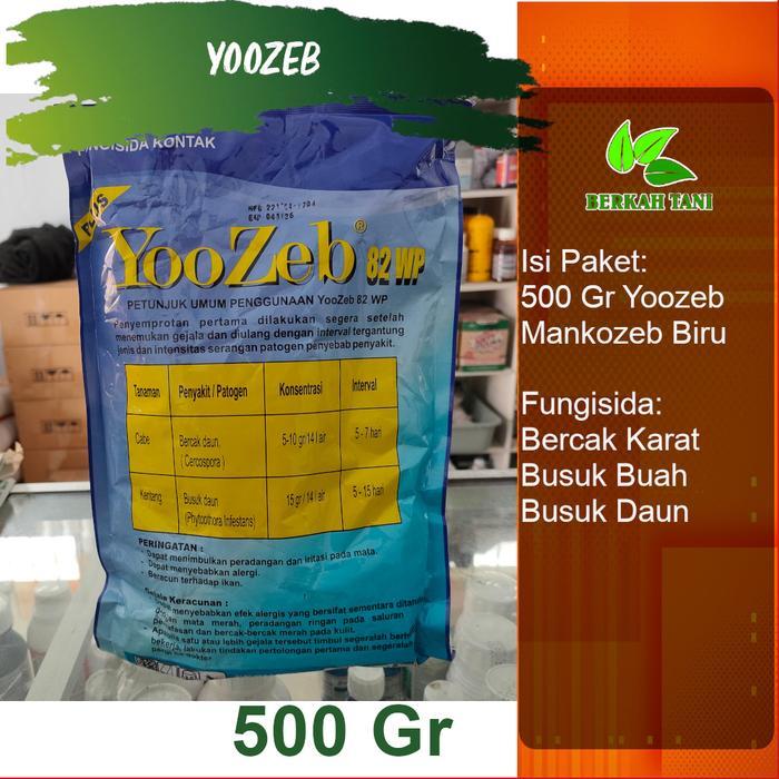 Terangbenderangshop Yoozeb 500 Gram Fungisida Mankozeb Biru Karat Daun