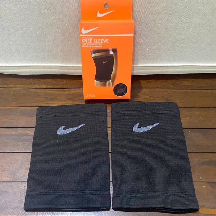 Pelindung Lutut Nike Isi Sepasang - Knee Support Nike - Deker Lutut
