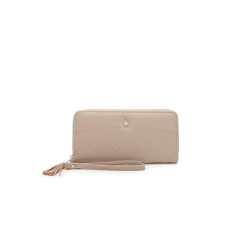 Swiss Polo Women's Long Zipper Wallet (Dompet Panjang Ritsleting Wanita) - Cokelat Wanita
