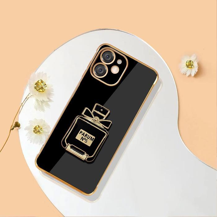 Ketubruk_ Softcase For Samsung A31 Case Luxury Plating Dengan Stand Holder Mewah Silikon Casing