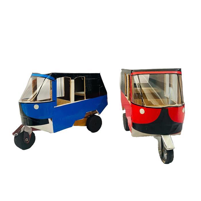 Mainan Bajaj Otok Kayu / Mainan Bajaj / Miniatur Bajaj Tradisional Kayu
