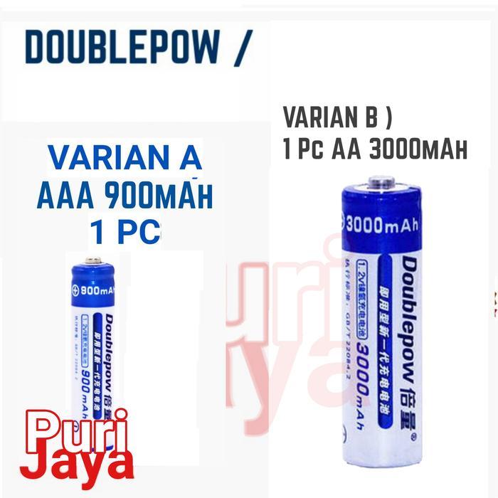 Promo Rechargeable Battery Aa Aaa Baterai Doublepow 1250Mah 1200Mah 900Mah