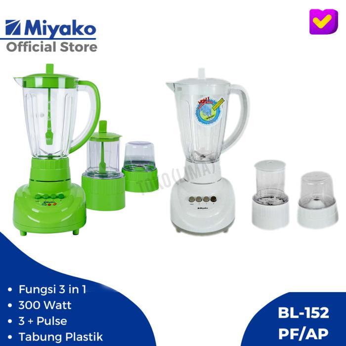 Blender Plastik 3 In 1 Miyako Bl 152 Pf Ap Blender Miyako 3 In 1