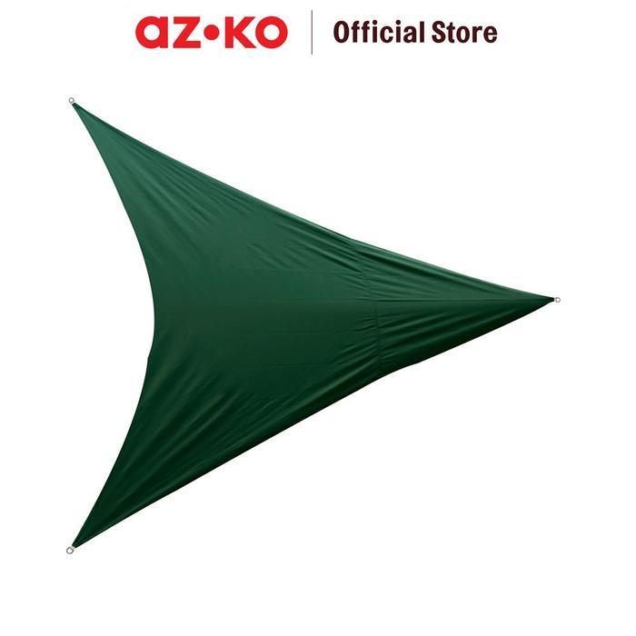 AZKO Soleil 3.6 mtr Kanopi Taman Triangle - Hijau Tua Canopy Atap Teras Dekorasi Taman Garden