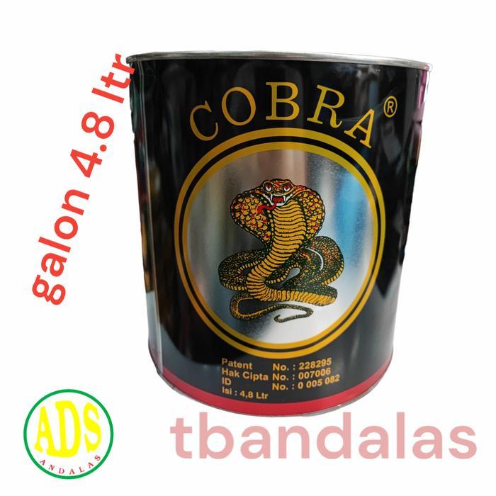 cobra Tiner thinner Cobra hitam high gloss 5 liter pengencer cat