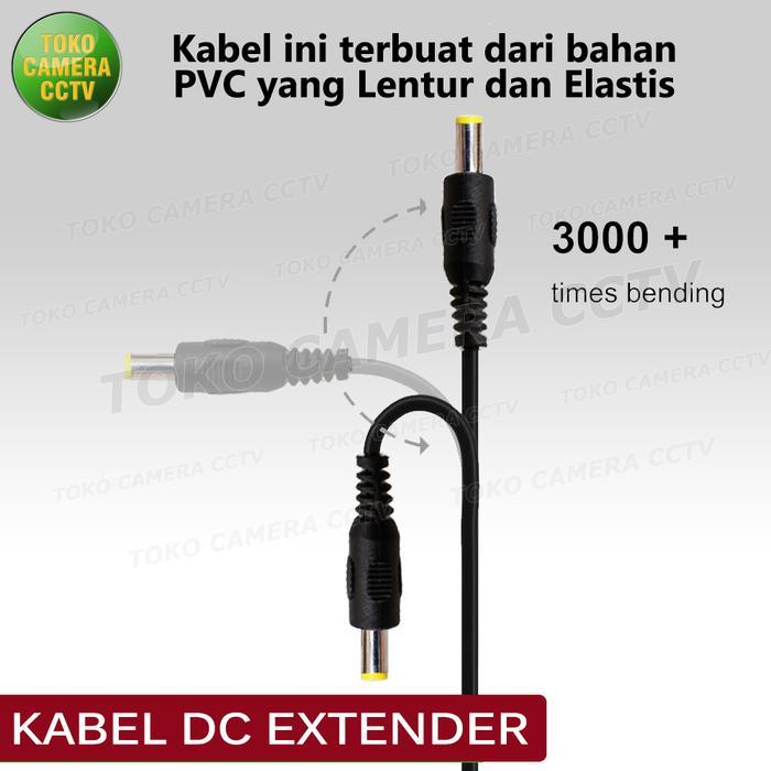 KABEL DC POWER EXTENDER SAMBUNGAN ADAPTOR EXTENSION CCTV LED ROUTER