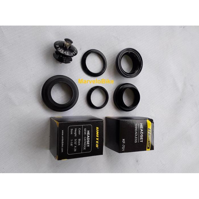 Headset Sepeda MTB BMX United OverSize KF-701/Kom Stir United OverSize
