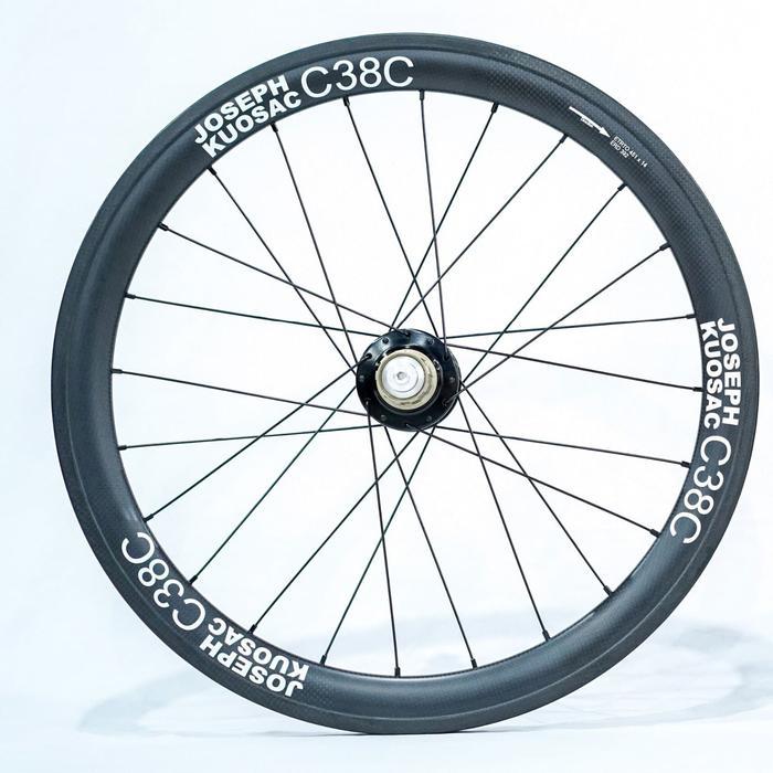 Joseph Kuosac C38C 20 inch Carbon Wheelset 451 White Decal