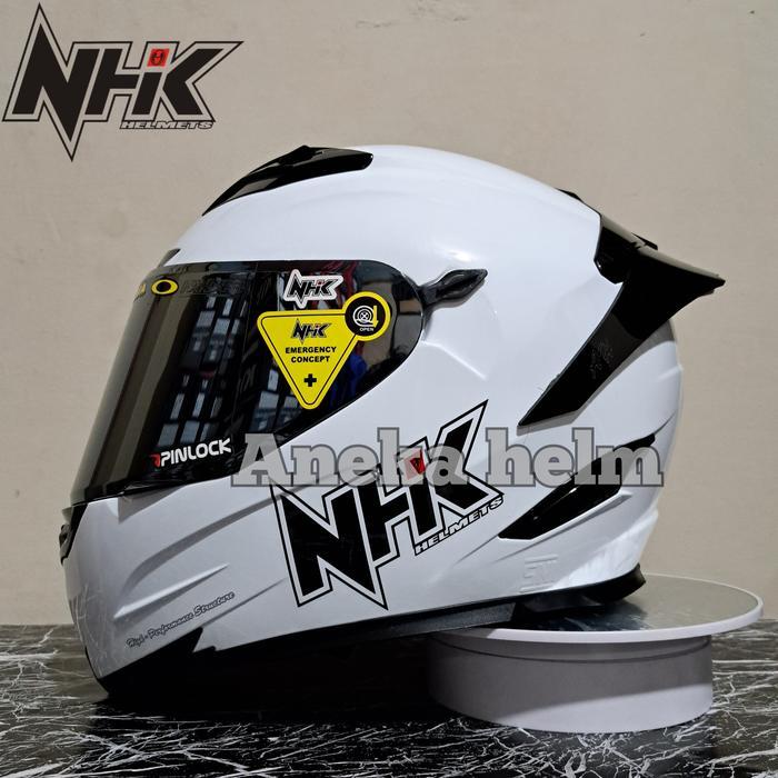 paket ganteng NHK RX9 putih visor iridium