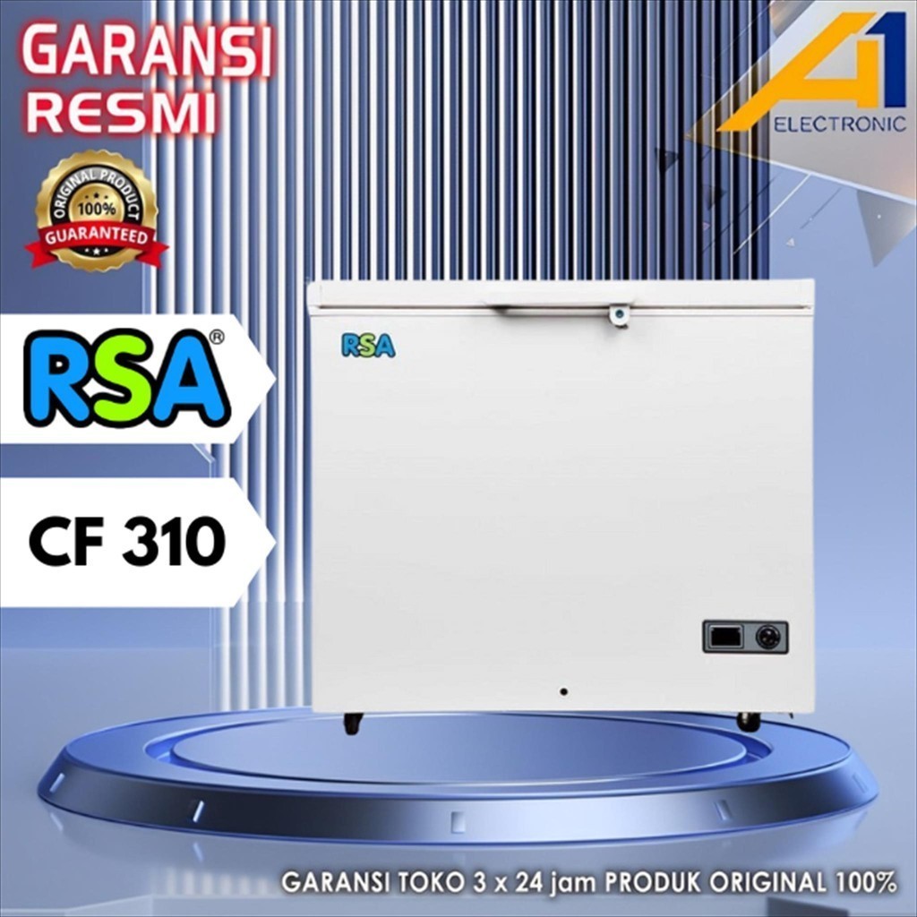 RSA CHEST FREEZER CF310 / CF 310 , FREEZER BOX 310 LITER