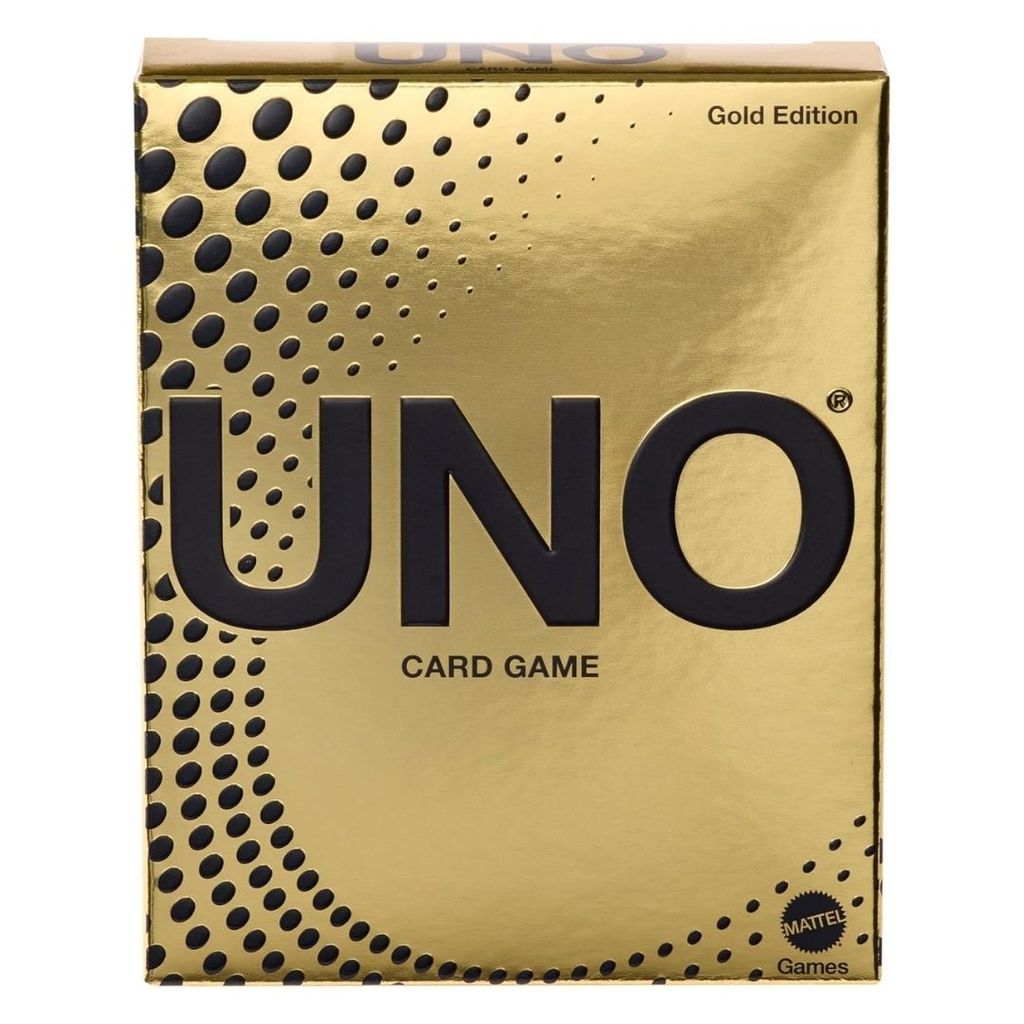 [PO] UNO Gold Edition Mattel Permainan Kartu Premium TBGQ [WAJIB TANYAKAN STOCK SEBELUM MEMBELI]