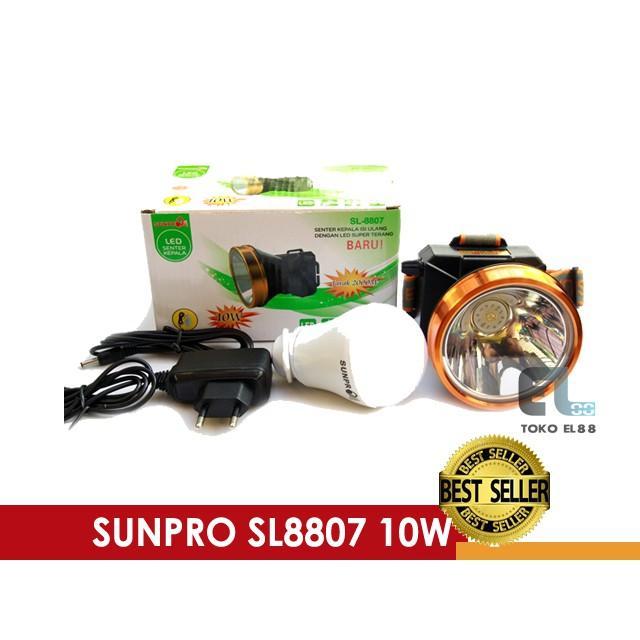 Senter Kepala LED Sunpro SL8807 LED Headlamp