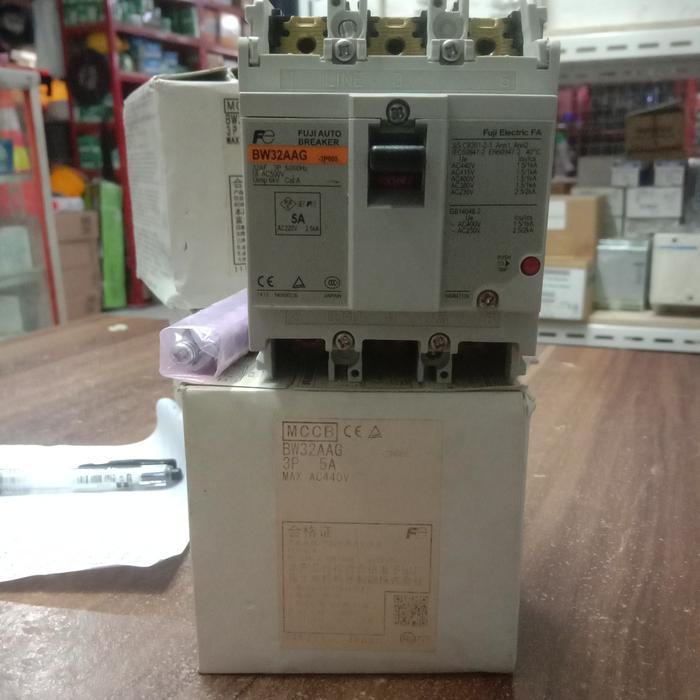 Mccb Fuji 3P 5A Bw32Aag Original Restock