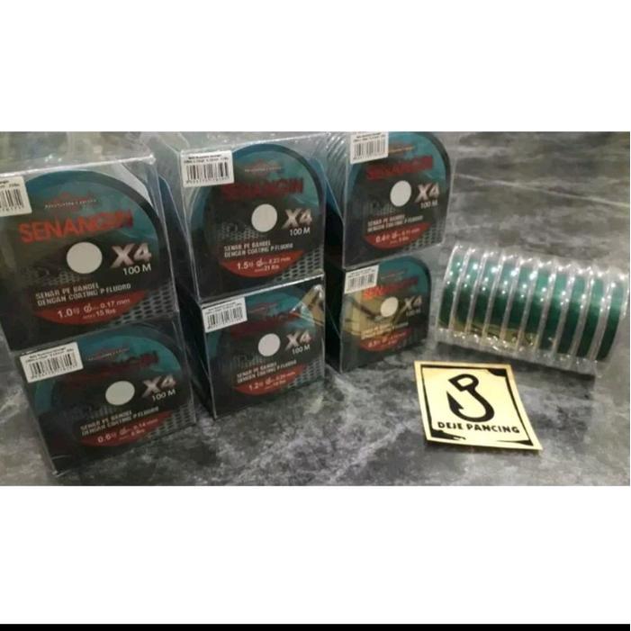 Senar Pe Relix Nusantara Senangin X4 100 Meter Pe 0,4 Pe 0,5 Pe 0,6 Pe 0.8 Pe 1 Pe 1,2 Pe 1,5