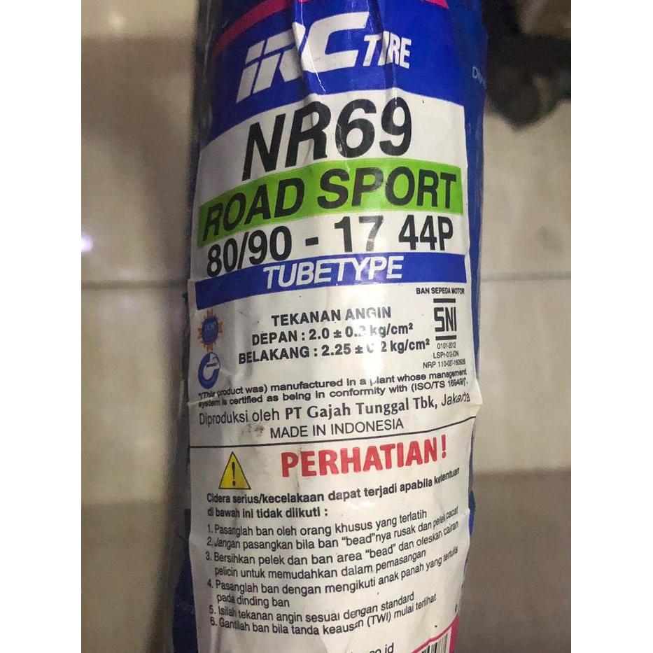 IRC NR69 80/90-17 TubeType...