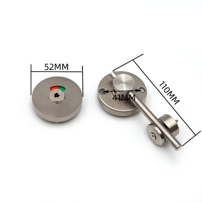 Kunci Indikator Pintu Kaca Kamar Mandi / Kunci Cubicle Toilet Indicator Lock / Grendel Indikator