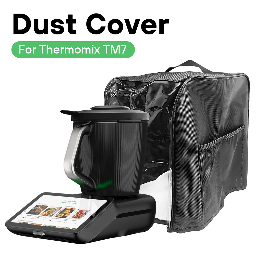 Transparent Dust Cover for Thermomix TM7 - Waterproof Dustproof Anti-scratch Washable Kitchen