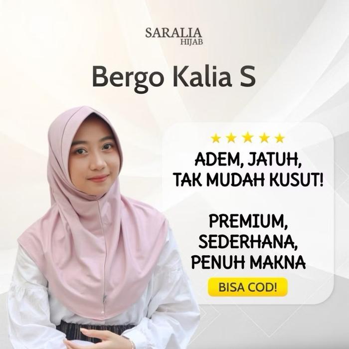 Kerudung Kalia Hijab Sekolah Kerudung Instan *
