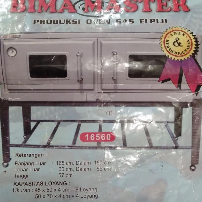 Oven Gas Bima Master 16560