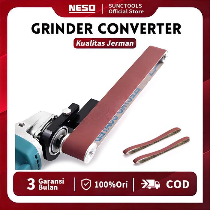 Jerman Neso Top Adapter Belt Sander Mini Diy Mesin Giling Pemoles Sabuk Ampelas Penggiling Sudut