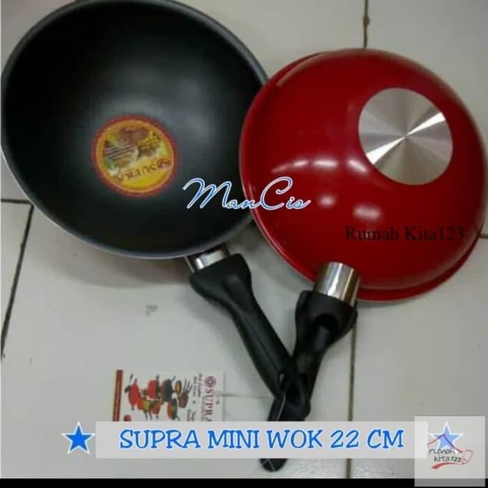 Teflon Supra Mini Wok 22cm (Dalam)