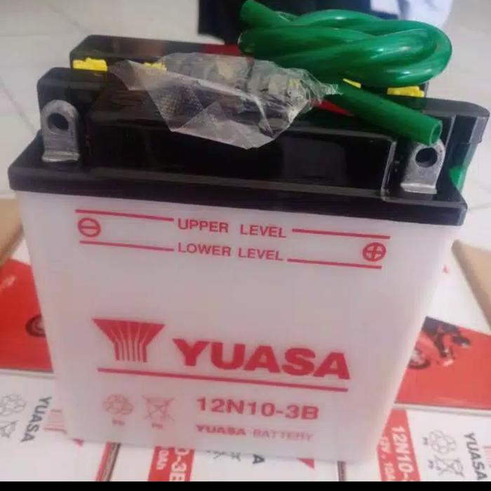 Aki / Accu Yuasa 12N10 Untuk Roda 3 Viar Tossa Nozomi Kaisar