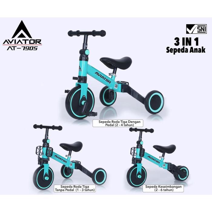 DISKON AVIATOR 3 IN 1 BALANCE BIKE 7905 AT-7905