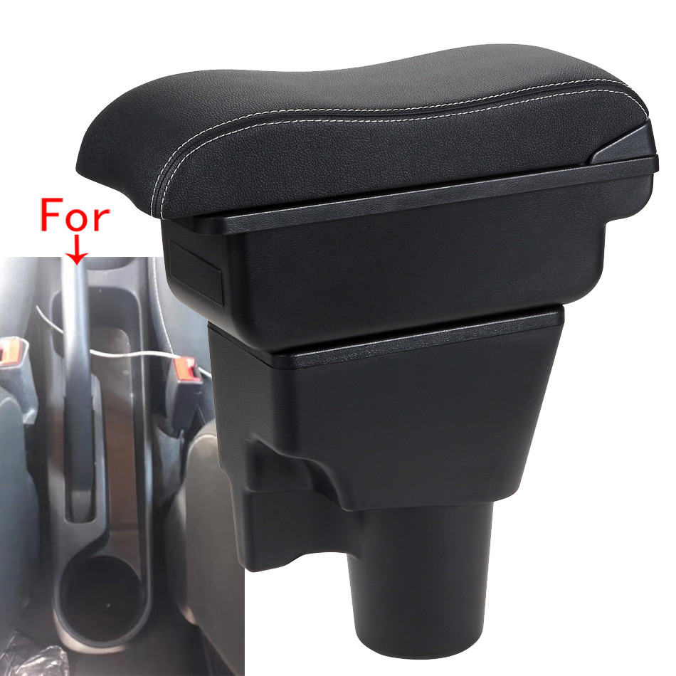 For Kia Picanto Armrest Box For Kia Picanto 3X-Line Car Armrest Curved Surface leather Simple