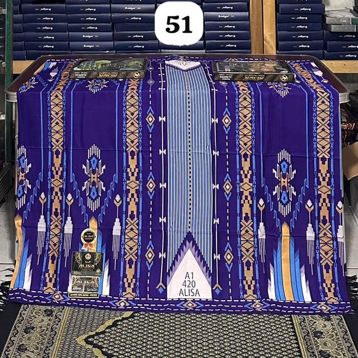 Sarung Alisa Rayon Viscose Motip Print