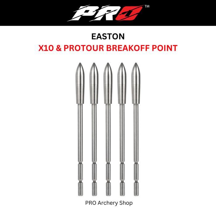 EASTON POINT ARROW X10 & PROTOUR / POIN ANAK PANAH EASTON X10 PROTOUR STAINLESS STEEL / ALAT PANAHAN