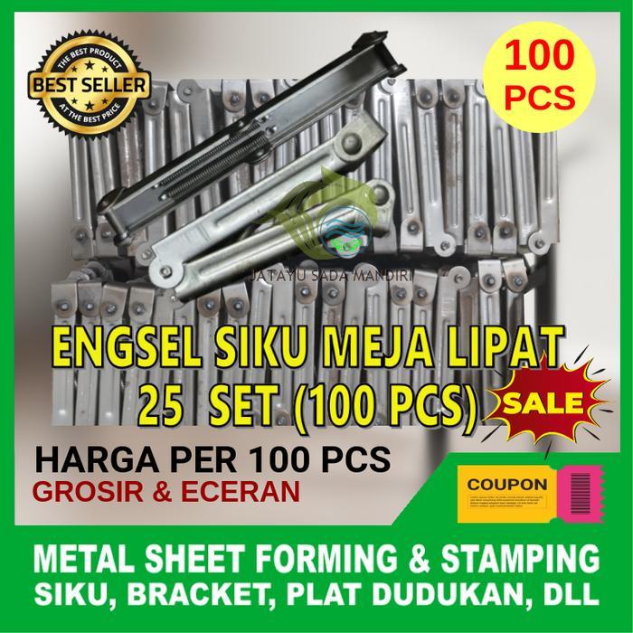 Engsel Siku Furniture Meja Lipat Kokoh & Kuat (Paket 100pcs = 100 pcs)