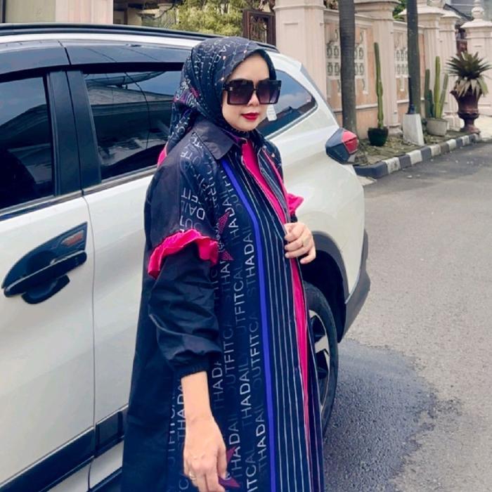 Zahra Set Abaya Printing Calistha Series Vol.2 Katun