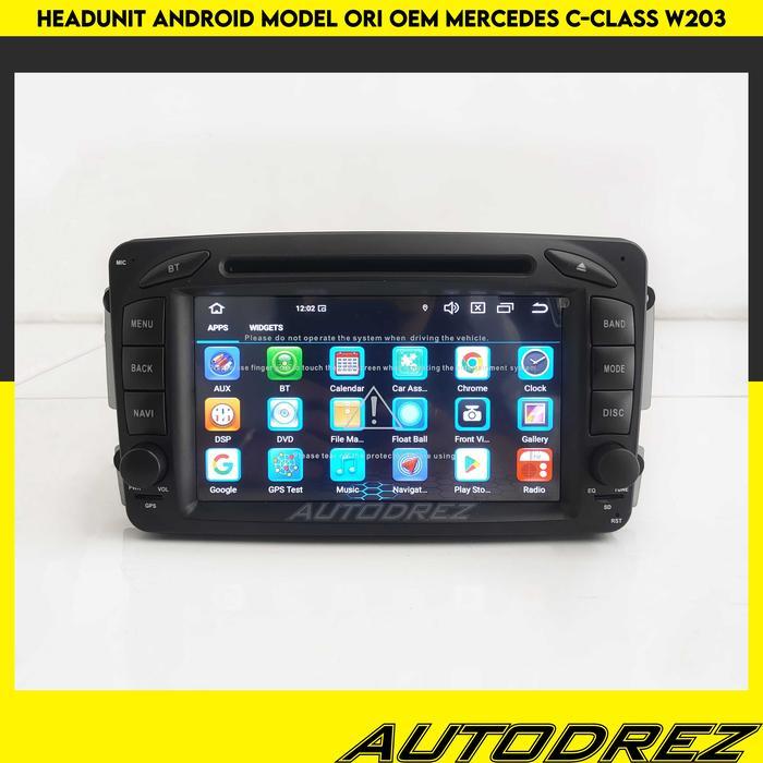 Head Unit HeadUnit Model Ori OEM Android Apple Mercy Mercedes C W203 2000 - 2003
