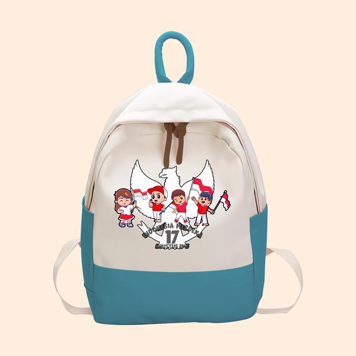 Tas Anak 17 Agustus Kemerdekaan Indonesia Anak SD TK Kantong Backpack Karakter Anak MDK-01