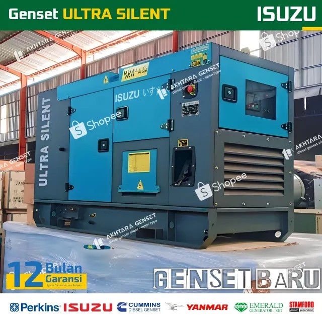 ISUZU Genset 25 Kva Silent - Genset Silent 25 Kva ISUZU HARGA MURAH