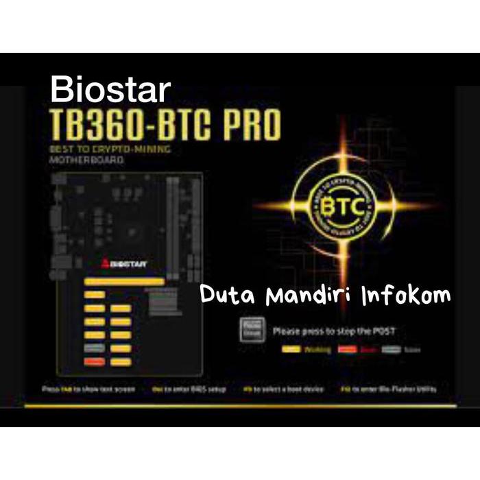Biostar TB360 BTC PRO - [Socket 1151, B360, DDR4] For Mining