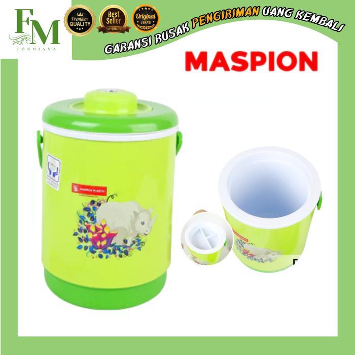 Sale Maspion Rantang Tunggal Thermos Es - Nasi Tahan Panas Dingin - Fm